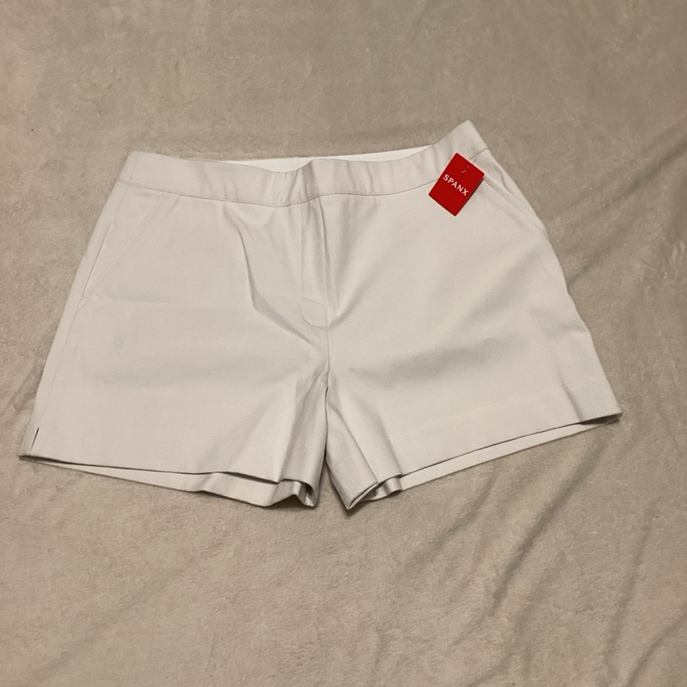 SPANX Classic White Women's Shorts